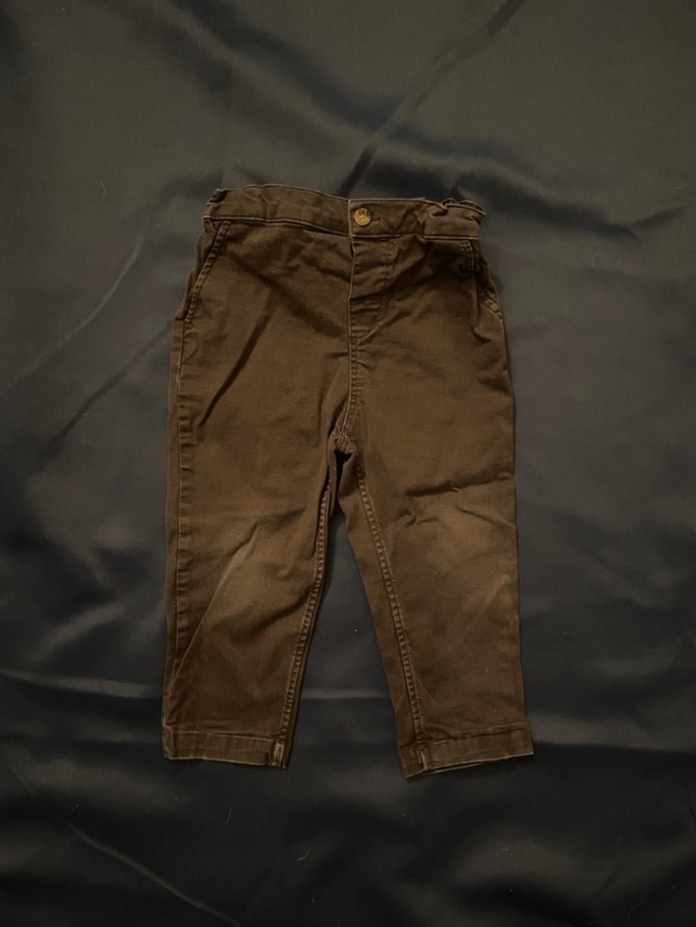 H&M 18 mo black pants, well worn